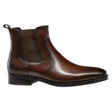 (6.5 UK, Dark Brown) Mascot Mens Full Grain Leather Ankle Boots