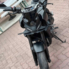 Aerodynamische downforce winglet voor de Yamaha MT07 2025 2026 voorspoiler.