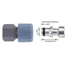 M22 High Pressure Washer Adapter, Quick Connect Plastic Conversion Connector, Car Washing Machine Accessories C