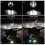 Replacement Headlight for Motorcycle, 7-Inch Approved LED Round 2