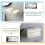 Bathroom Wall Shelf Foldable Floating Shelf Towel Sundries Storage Shelf 3