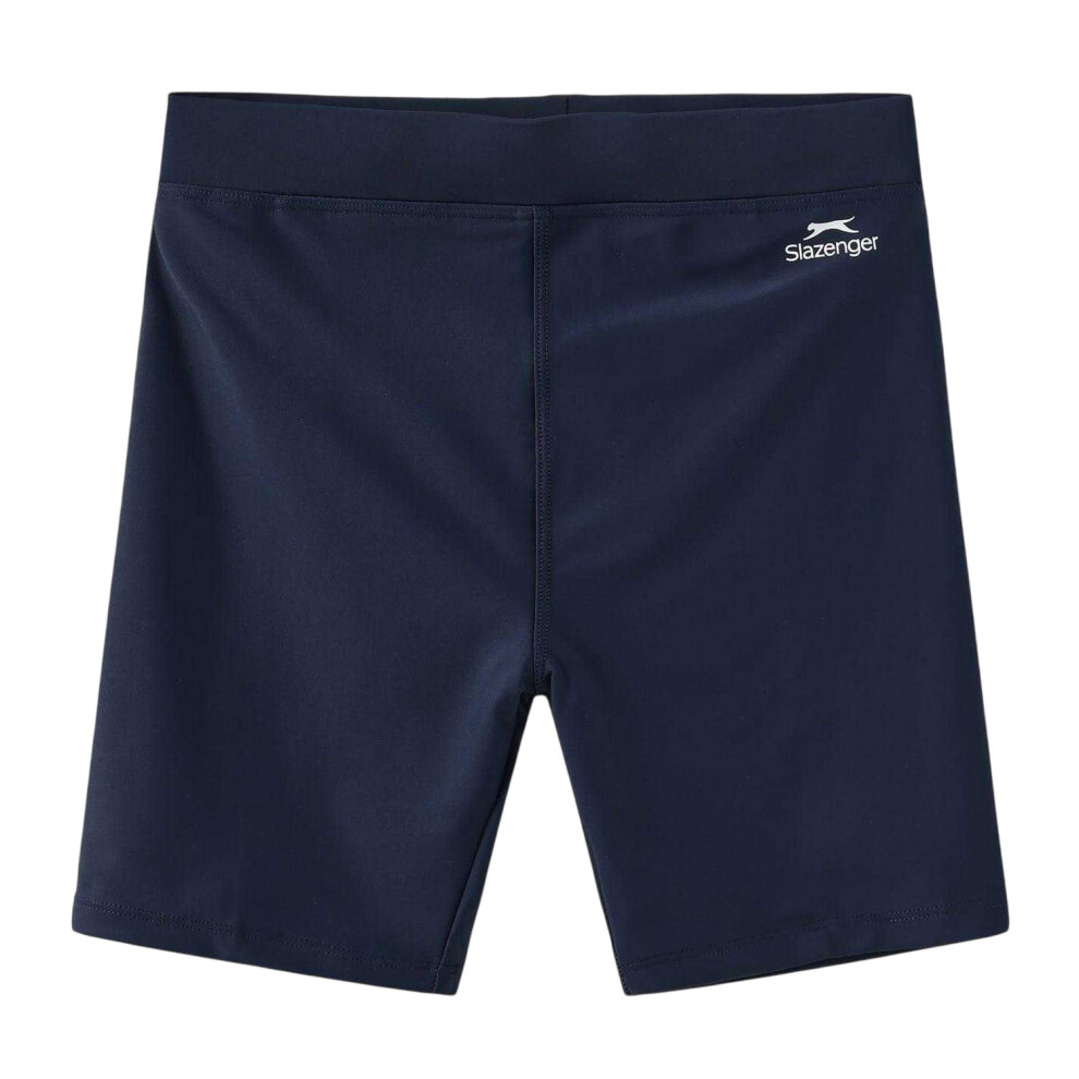 Slazenger (11-12 Years, Navy) Childrens/Kids Elasticated Swim Shorts
