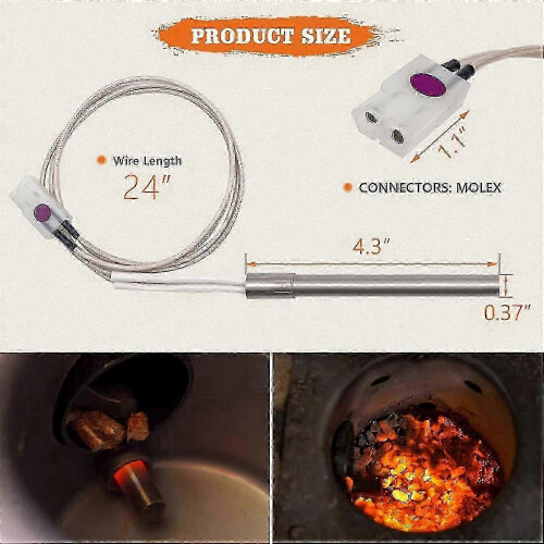Pit Boss pellet grill igniter kit, hot rod heating element assembly 2