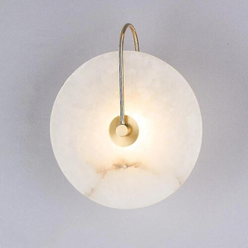 Applique murale LED simple avec décoration en marbre espagnol naturel 1