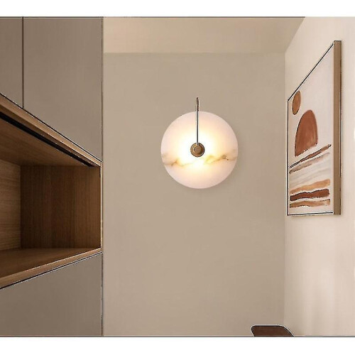 Applique murale LED simple avec décoration en marbre espagnol naturel 2