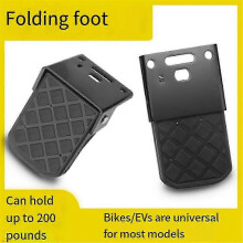 2PCS Folding Truck Bed Step Anti-Slip for Boat Trailer Bumper Pickup Truck Ladder Campers RV