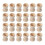 24pcs Wooden Egg Holders Egg Cups Egg Storage Holders Easter Egg Cups For Home 3