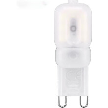 10 lampadine LED G9 con base G9 da 1,5 Watt, luce bianca fredda, 220 V, dimmerabili, con lente satinata, per illuminazione industriale.