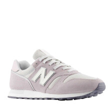 (8 UK, White/Pink) New Balance Womens/Ladies 373 Suede Cushioned Trainers