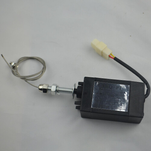 Normally Closed DC 24V Engine Flameout Device Engine Stop Solenoid Valve -PT Power Off Pull Flameou 1