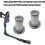 2 Pack Replacement HEPA Filter for Rowenta X-Force Flex 8.60 Tefal X-pert 6.60 TY6878 Cordless Vacuu 2