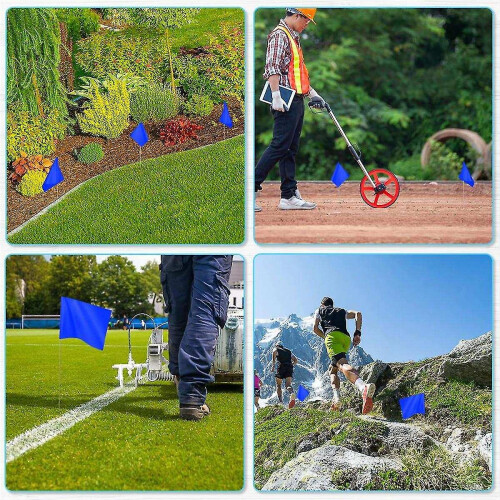 Marking Flags Marker Flags for Lawn 30 Pack, PVC Small Flags,Marking Flags Lawn Flags, Garden Flags 2
