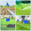 Marking Flags Marker Flags for Lawn 30 Pack, PVC Small Flags,Marking Flags Lawn Flags, Garden Flags 5