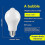 stuks E27 LED-lampen met bewegingssensor, PIR-sensor, 12W 4