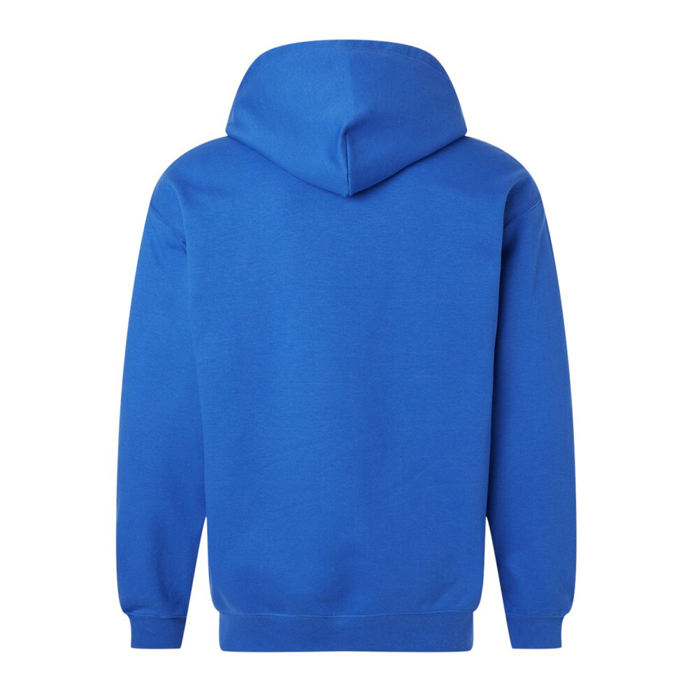 Gildan (S, Royal Blue/Royal Blue) Mens Softstyle Fleece Midweight Full Zip Hoodie