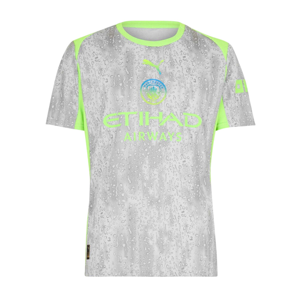 Puma (Xxl, Grey/Green) Mens 25/26 Manchester City Fc Jersey