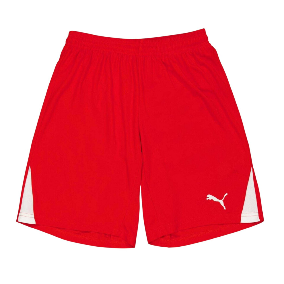 Puma (11-12 Years, Red) Childrens/Kids Team Logo Football Shorts