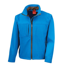 (M, Azure) Result Mens Classic Soft Shell Jacket