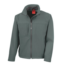 (XL, Grey) Result Mens Classic Soft Shell Jacket