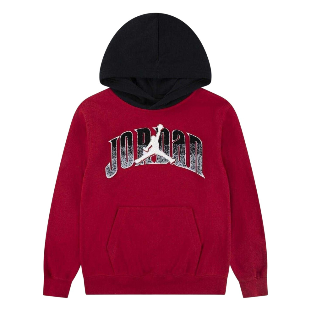 Nike (7-8 Years, Red) Childrens/Kids Air Jordan Fleece Pullover Hoodie