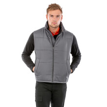 (3XL, Grey) Result Mens Core Bodywarmer Water Repellent Windproof Jacket