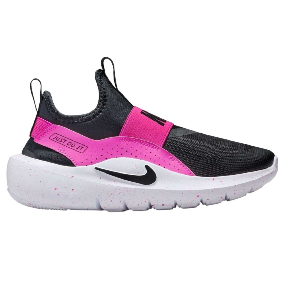 Nike (5.5 Uk Child Standard, Black/Pink) Childrens/Kids Flex Trainers