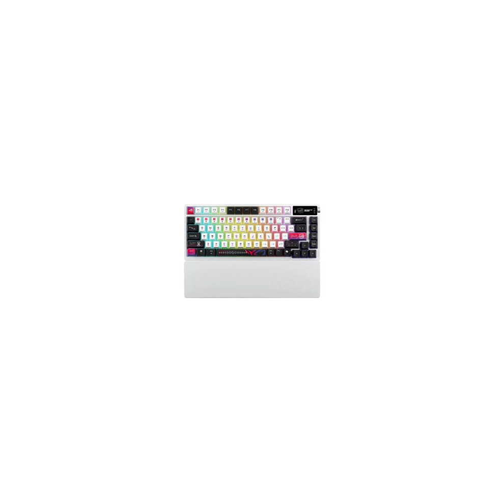 Asus White Rog Azoth X 75% Form Factor Oled Rgb Wireless Gaming Keyboard - Image 8