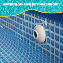 2X Pool Adapter for Intexs Surface Skimmer Wall Mount Hose Adaptor Swimming Pool Connector Outdoor Pool Accessories