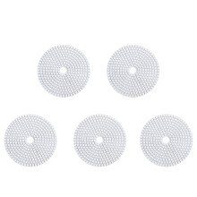 5X Tampons de Polissage Diamant Humide 5 Pouces 125 mm Grains de Granit Marbre 30