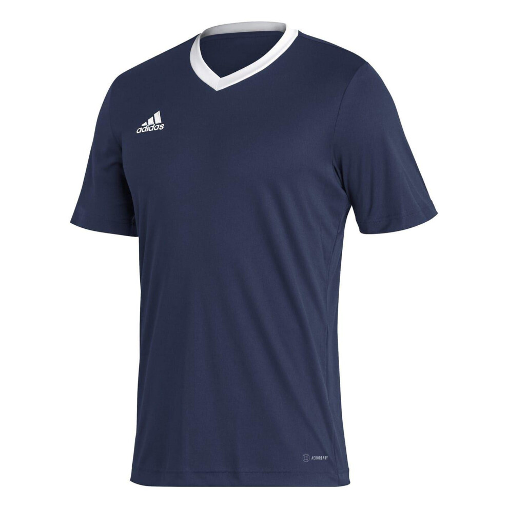 Adidas (S, Navy) Mens Entrada 22 Jersey