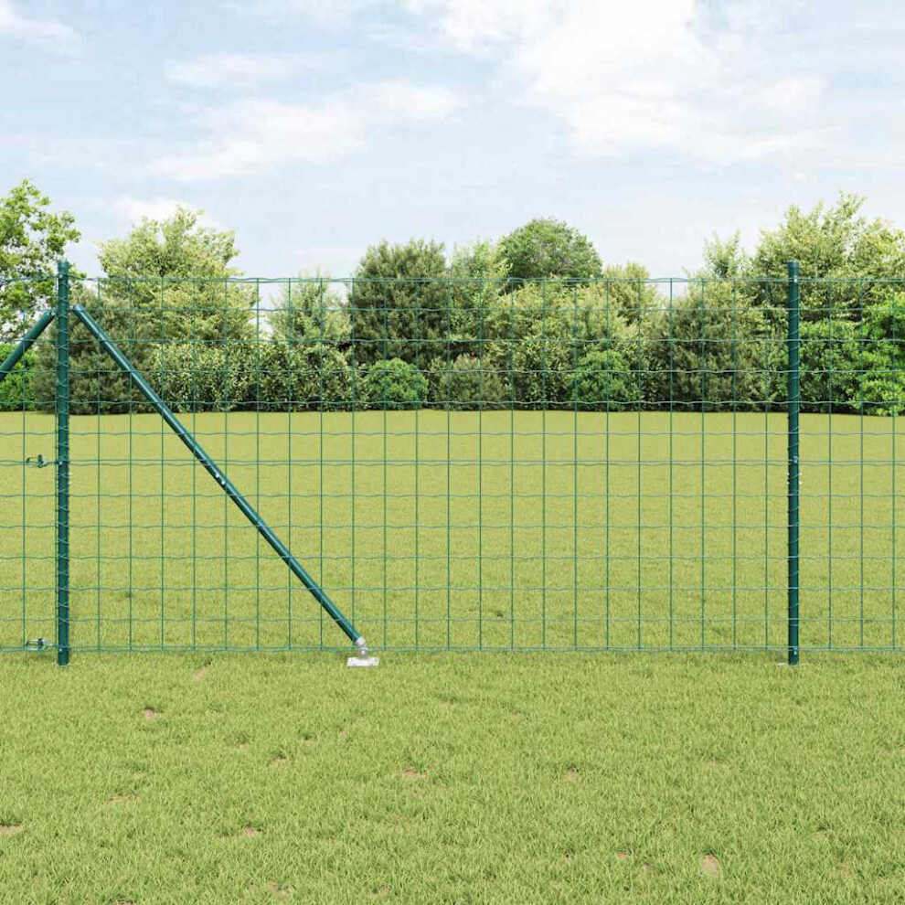 Vidaxl Welded Wire Fence With Spikes 25 X 1.2 M (W X H)