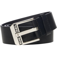 (90cm, Black) Diesel Mens Bluestar Buffalo Leather Belt