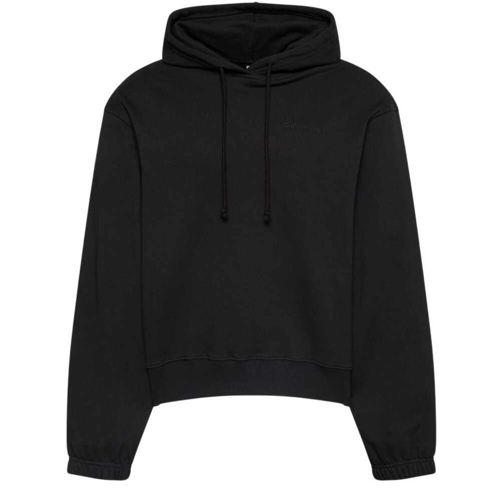 Calvin Klein (L, Black) Mens Logo Regular Sweatshirt