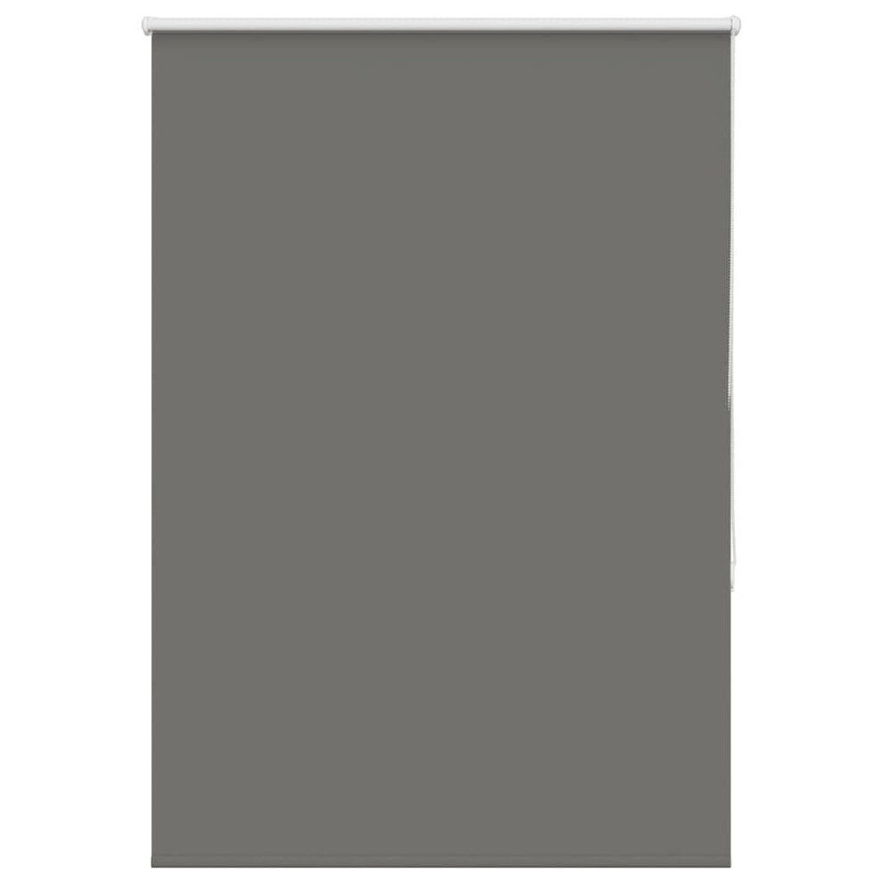 Vidaxl Roller Blind Blackout Grey 105X175 Cm Fabric Width 100.7 Cm Polyester