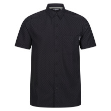 (M, Black/Ash) Regatta Mens Mindano VIII Criss-Cross Shirt