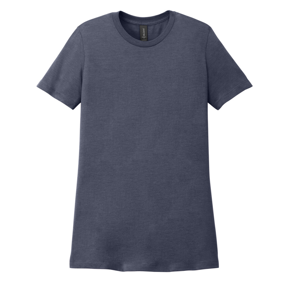 Gildan (Xl, Navy Mist) Womens/Ladies Cvc Soft Touch T-Shirt