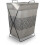 Foldable Laundry Basket Metal Frame Hamper UK 1