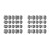 40PCS MR105-2RS 5X10X4mm  Bearing Steel Double-Shielded Miniature  Bearings,Black 1