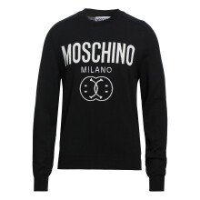 (XXS, Black) Moschino Mens Milano Jumper