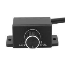 3X Universalverstärker Bass Cinch Gain Level Lautstärkeregler für Car Home Schwarz