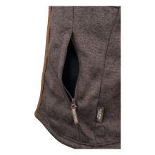 JACK PYKE Melange Fleece Gilet Brown Large