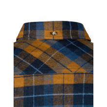 JACK PYKE Bleasdale Flannel Shirt for Men Navy Russet XX-Large