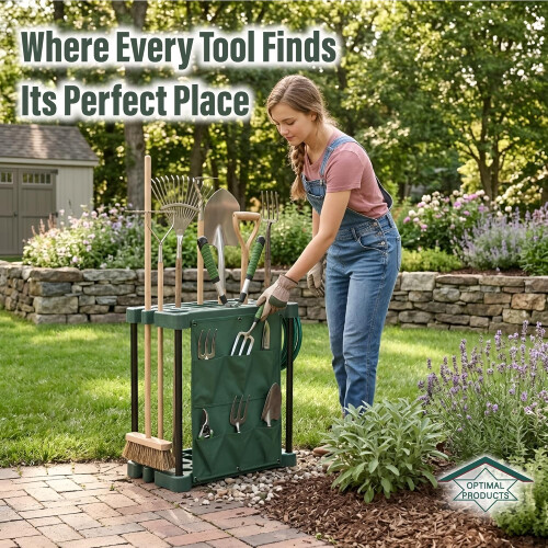 Garden Tools Storage Caddy Organizer Shed Rack 1