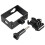 Protective Housing Side Border Frame Case Compatible with  Yi Xiaoyi Action Sport Camera Accessories Black 7