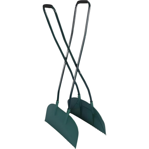 90cm Leaf Grabber Rake Metal Plastic Garden Tool