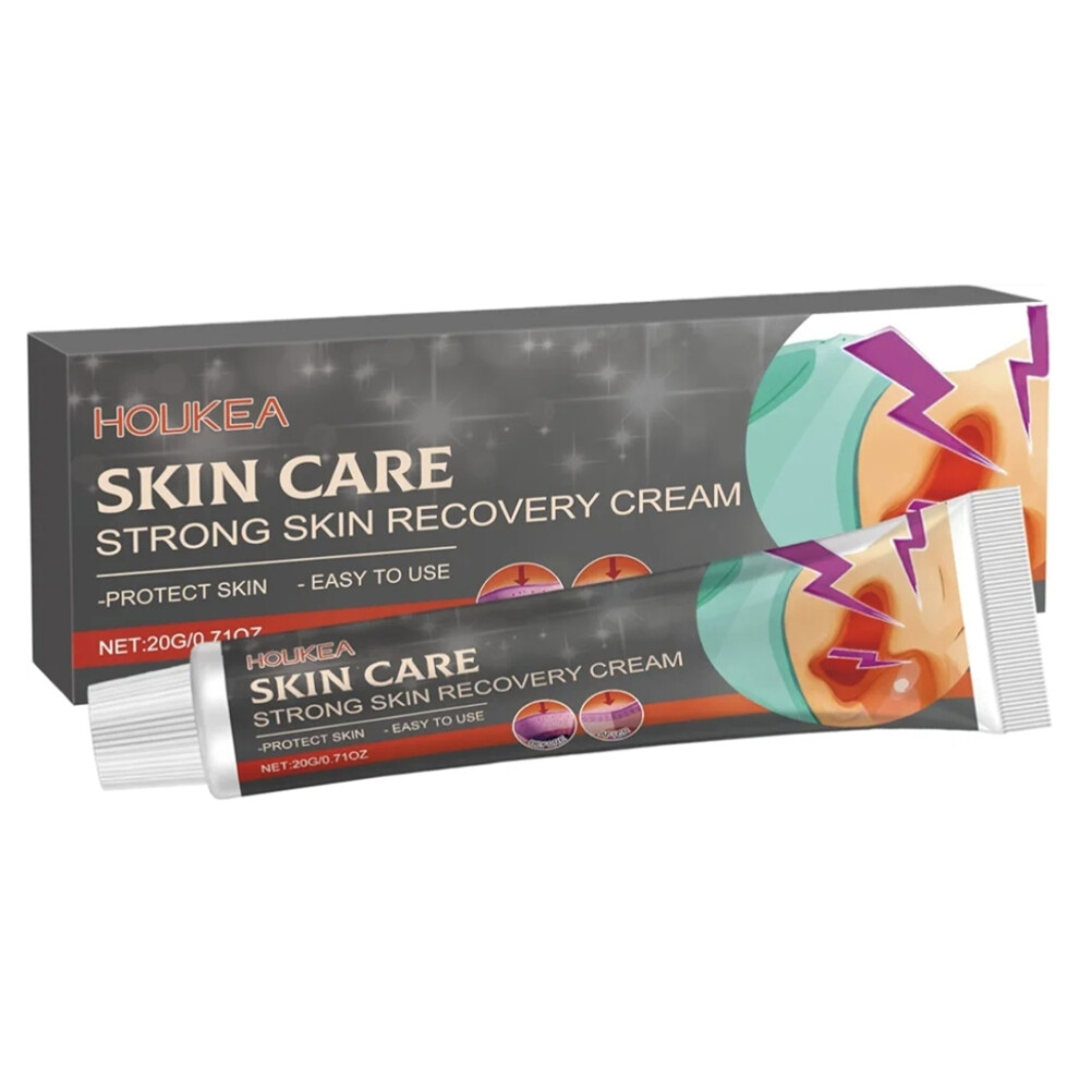 Houkea Aloe Skin Recovery Cream - Soothes Itching & Repairs Skin, Anti-Scar Formula for Healthy Skin Care 20g