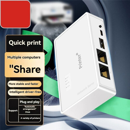 USB Wireless Network Printer Server Printer USB Device Sharer Computer Sharing Print Sharing RJ45 Print Server 2