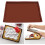 Dehydrator Trays, 5 Pack, Nonstick Silicone, Reusable for Jerky, Fruit, Meat, Herbs, Vegetables, Crackers 5