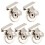 5Pcs Fridge Magnet Clips Message Note Holder Grip Magnetic Home Office Metal 1