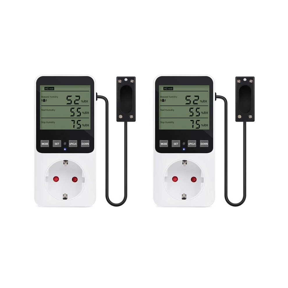 Digital Temperature Humidity Controller Socket Thermostat Heating Cooling Regulator Outlet Eu Plug 4713202420168